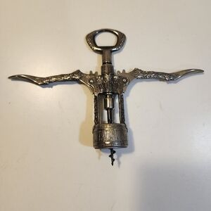 Vintage Silver Winged Corkscrew